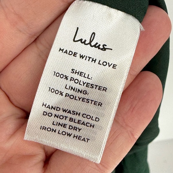 Lulus Summer Invite Emerald Green Tie-Strap Tiered Midi Dress Size XS - Picture 8 of 10